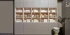 Scaffale con vasi decorativi e libri in design moderno, presentato da Nolte Living.