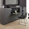 Area ufficio moderno in cucina con design Nolte Living.