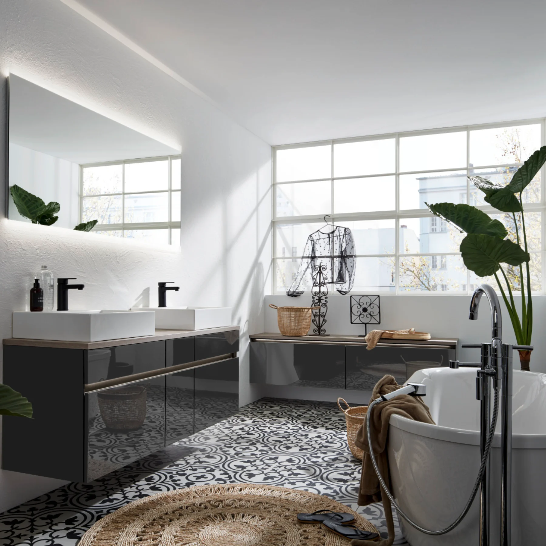 Questo bagno è un vero colpo al cuore.