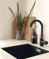 Lavello moderno decorato, in stile Nolte Kitchen.